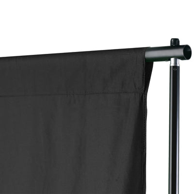 Sistema de fondo de Vidaxl 600x300 cm negro