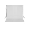 Sistema di sfondo Vidaxl 600x300 cm bianco