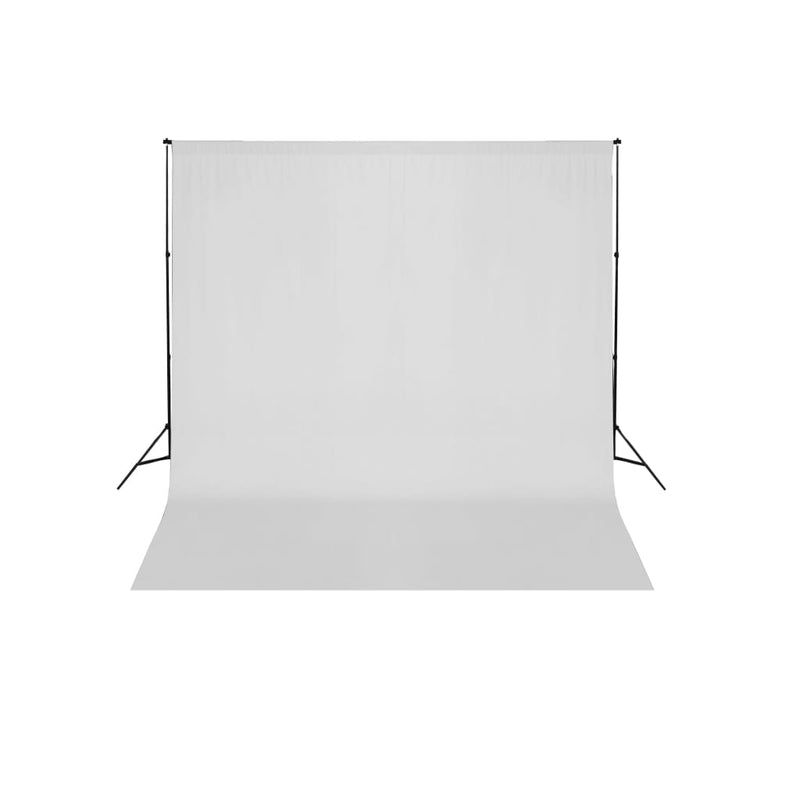 Sistema de fondo de Vidaxl 600x300 cm blanco