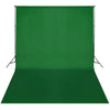 Sistema di sfondo Vidaxl 300x300 cm verde