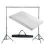 Sistema di sfondo Vidaxl 300x300 cm bianco