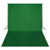 Sistema de fondo de Vidaxl 500x300 cm verde