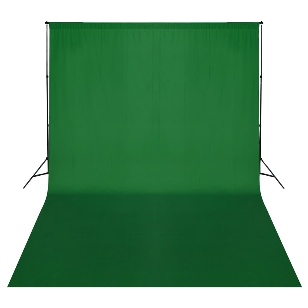 Vidaxl achtergrondsysteem 500x300 cm groen