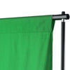Sistema de fondo de Vidaxl 500x300 cm verde