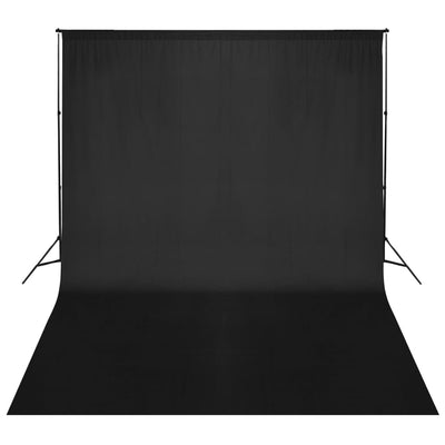 Sistema de fondo Vidaxl 500x300 cm negro