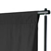 Sistema de fondo Vidaxl 500x300 cm negro