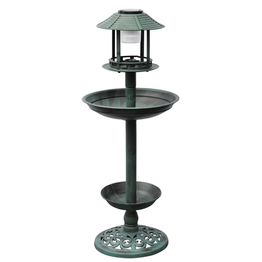 Vidaxl Birds Bad Feeding House con iluminación solar