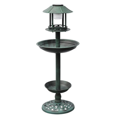 Vidaxl Birds Bad Feeding House con iluminación solar