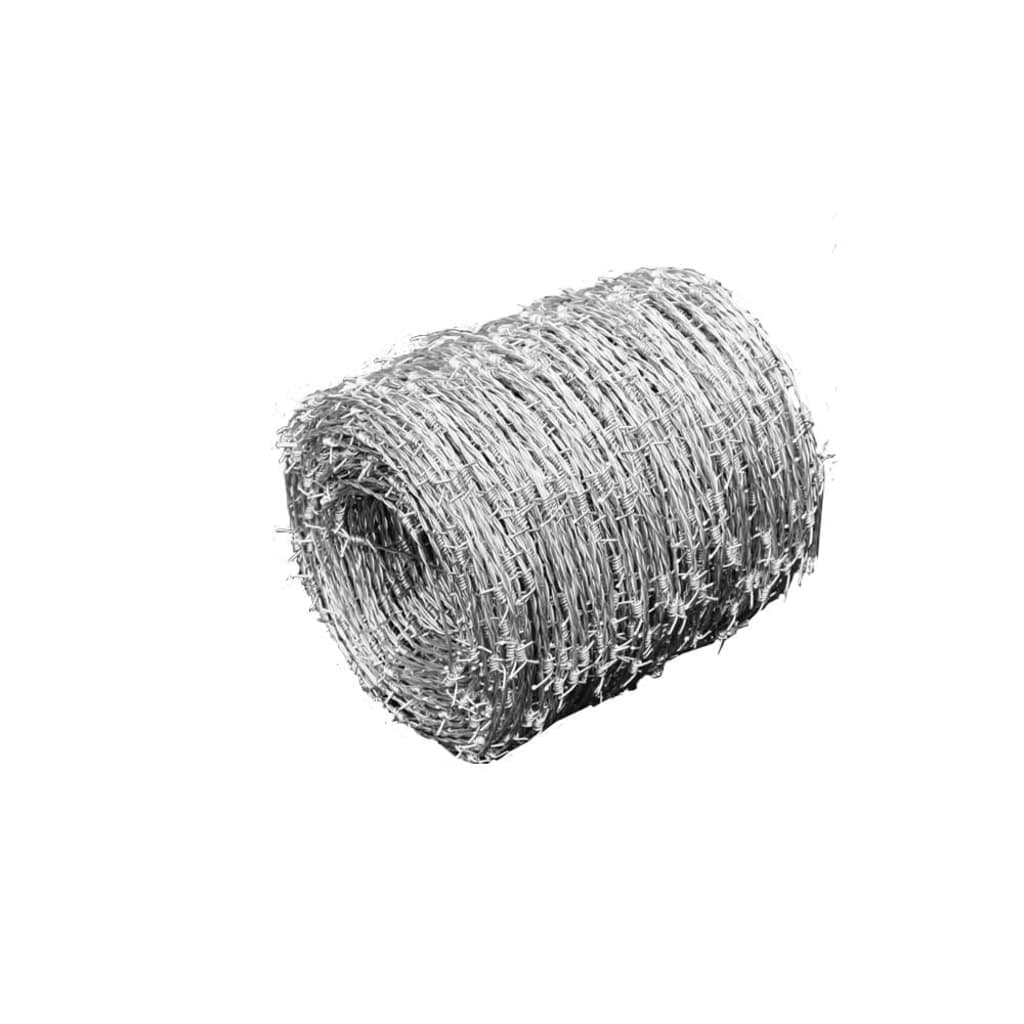 Alambre de púas Vidaxl galvanizado 500 m