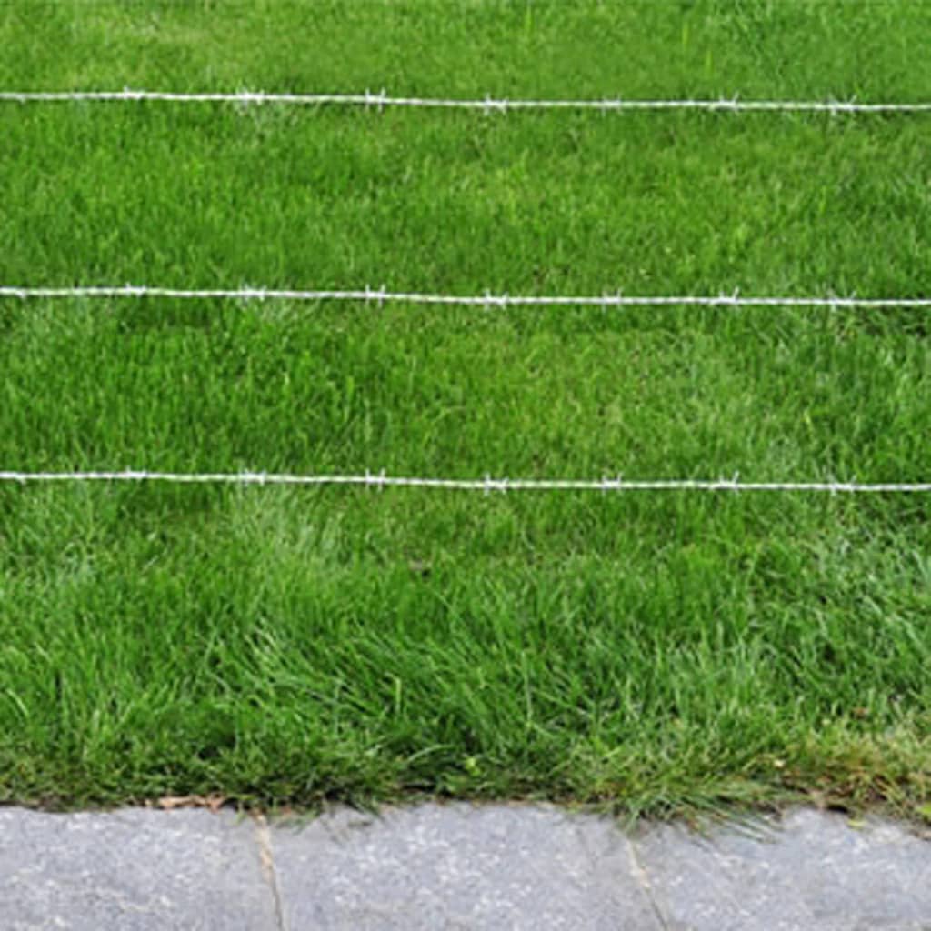Alambre de púas Vidaxl galvanizado 500 m
