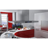 Vidaxl Extractor Hood para la isla de cocción con pantalla LCD