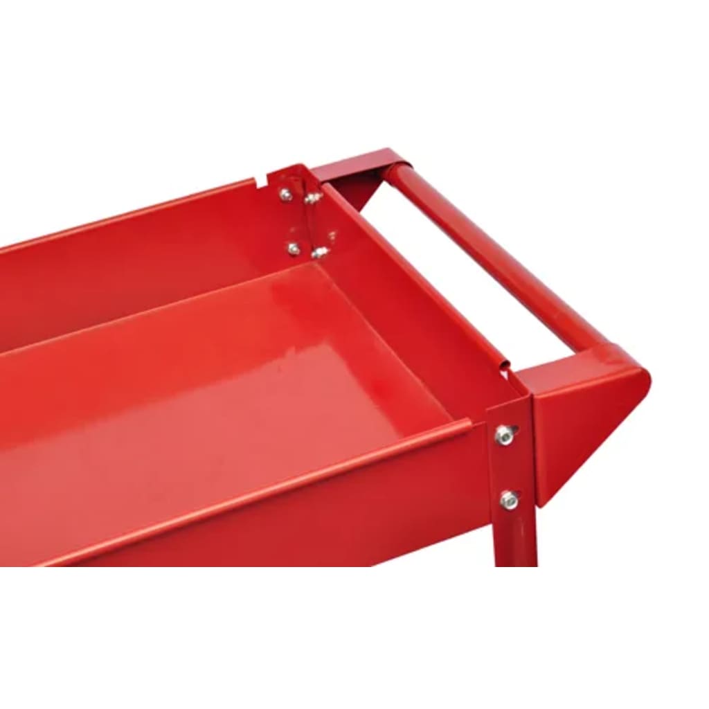 Vidaxl Tool Trolley 100 kg rojo
