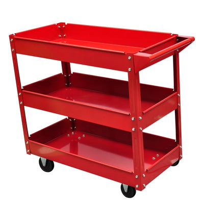 Vidaxl Tool Trolley 100 kg rojo