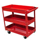 Vidaxl Tool Trolley 100 kg rojo