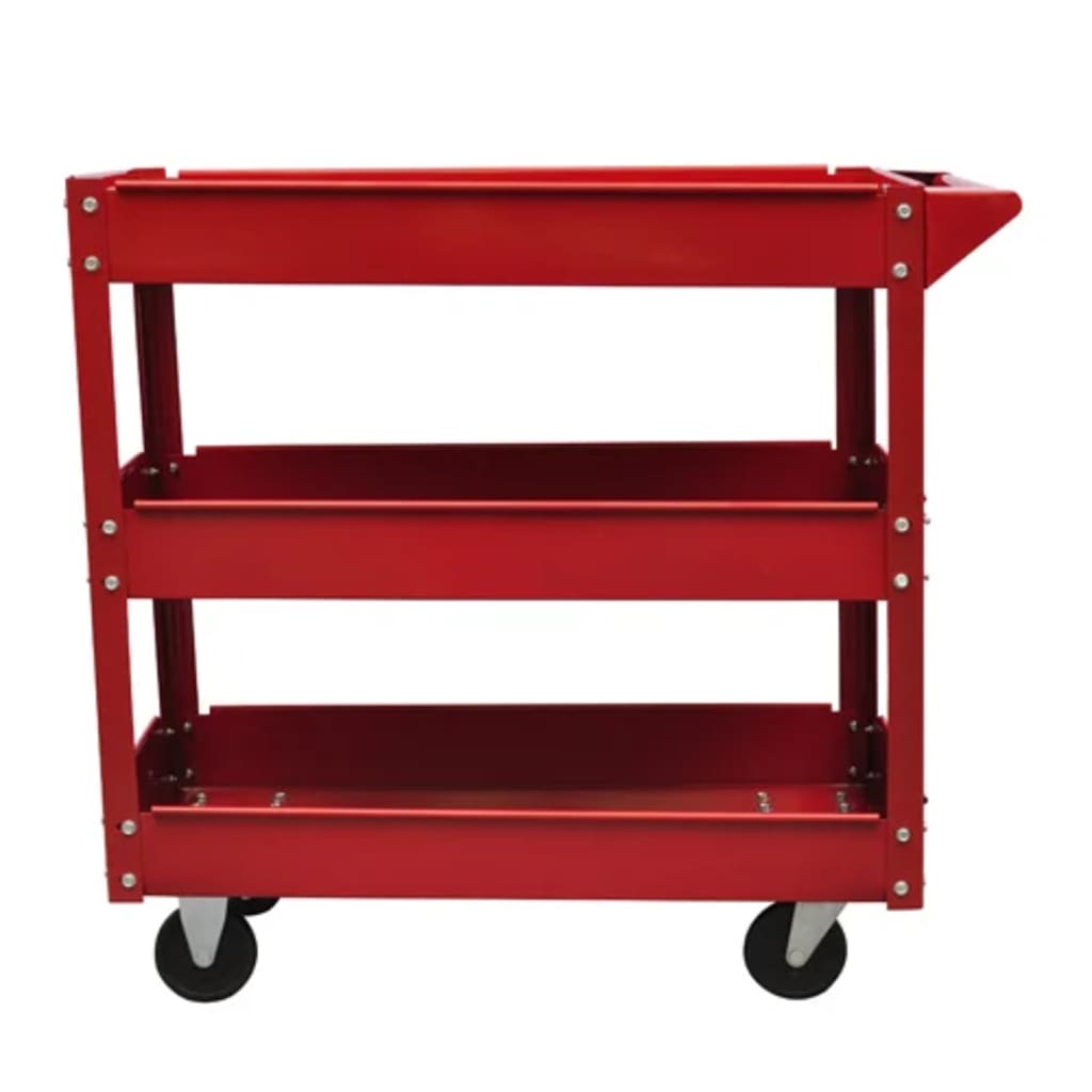 Vidaxl Tool Trolley 100 kg rojo
