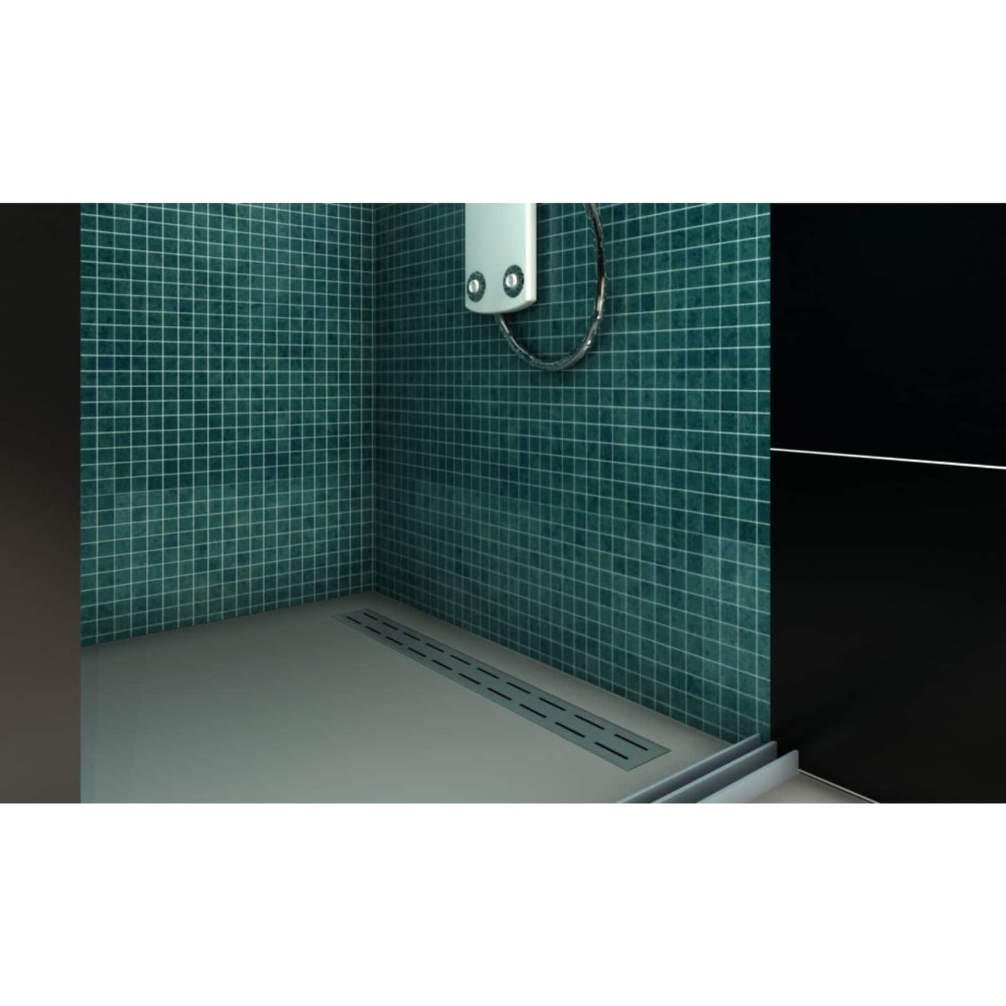 Scarichi Vidaxx bianco 88 x 8,8 x 8,5 cm in metallo