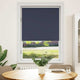 Vidaxl rullo blackout cieco 80 x 175 cm blu navy