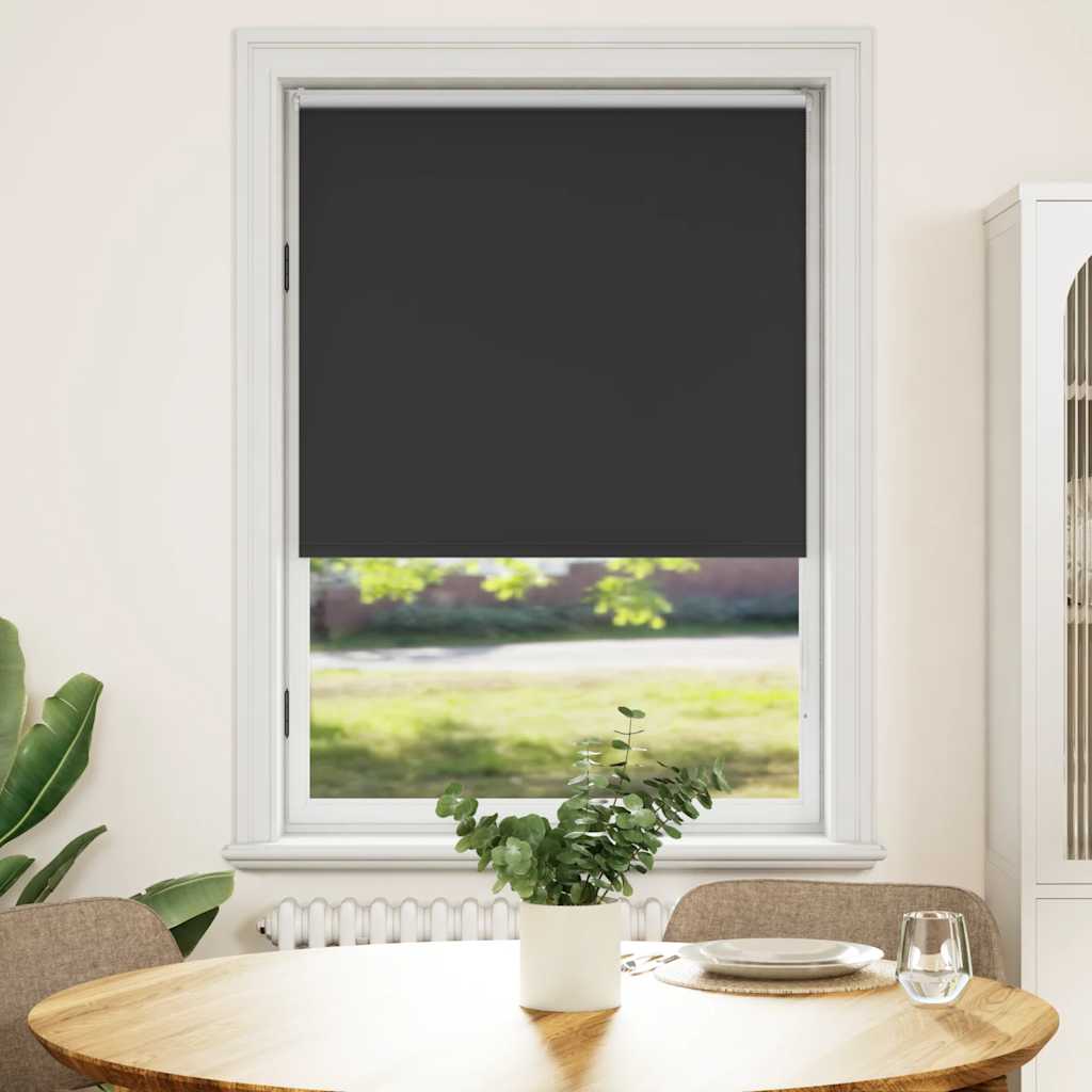 Vidaxl Roller Blind Danning 80x175 cm nero