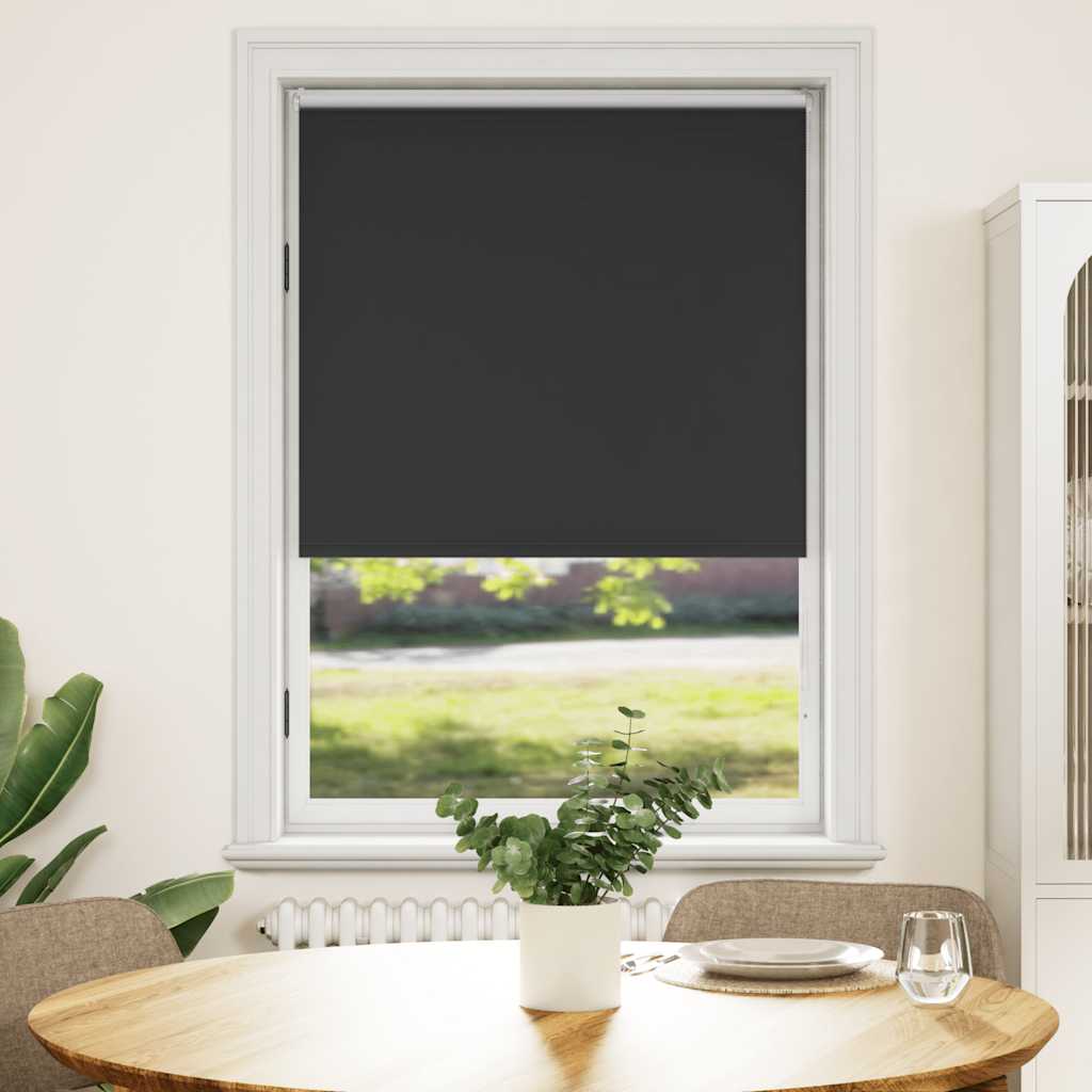 Vidaxl Roller Blind Danning 100 x 175 cm nero