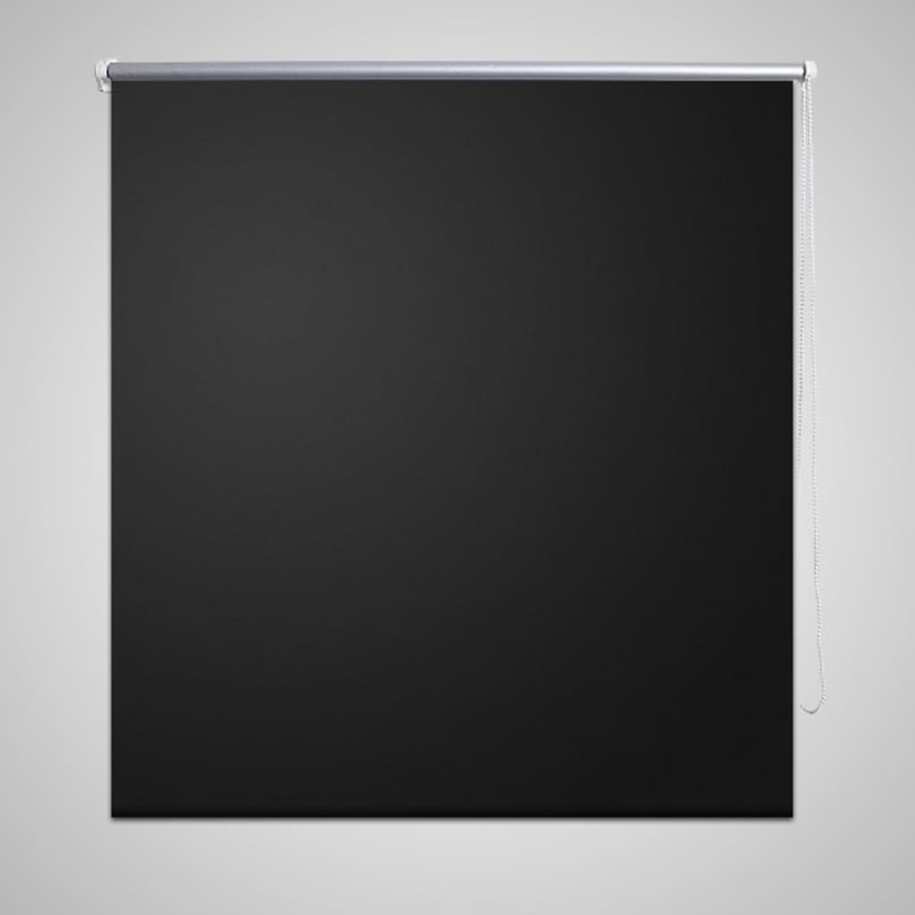 Vidaxl Roller Blind Drenging 120 x 175 cm nero