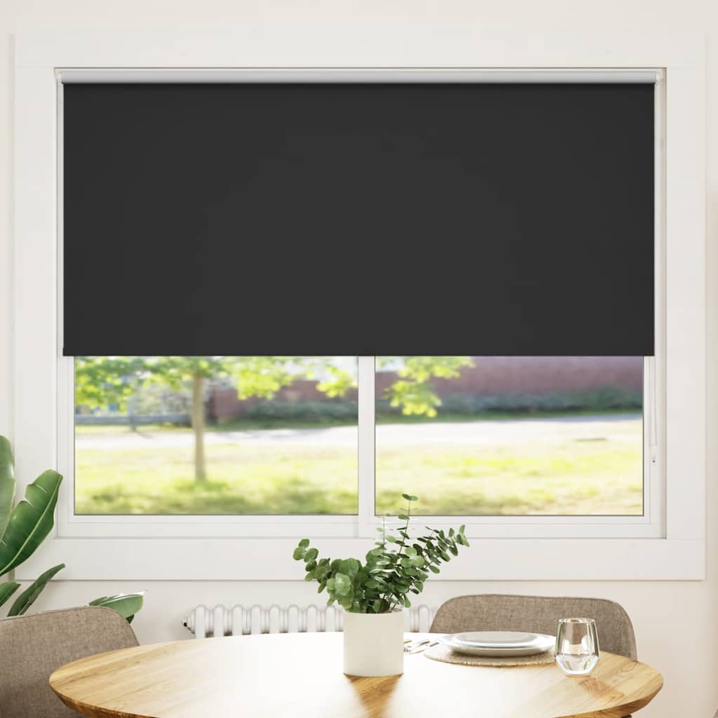 Vidaxl Roller Blind Danning 160 x 175 cm nero