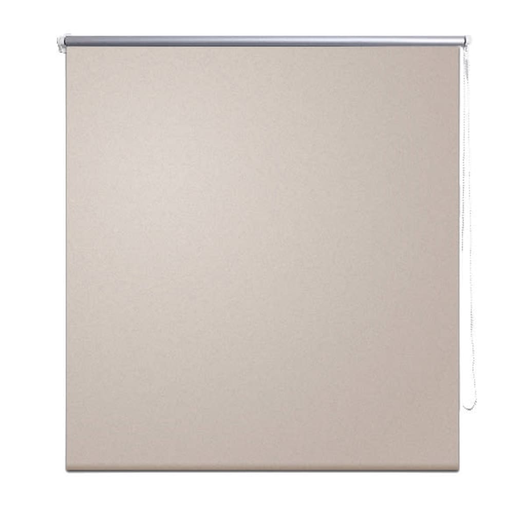 Vidaxl rolgordijn verduisterend 124,4 x 230 cm stofbreedte 120 cm beige