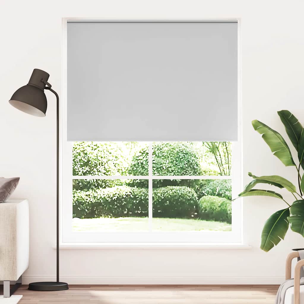 Vidaxl rullo blackout cieco 140 x 230 cm grigio