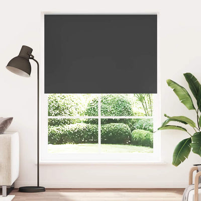 Vidaxl Roller Blackout ciego 140 x 230 cm Negro