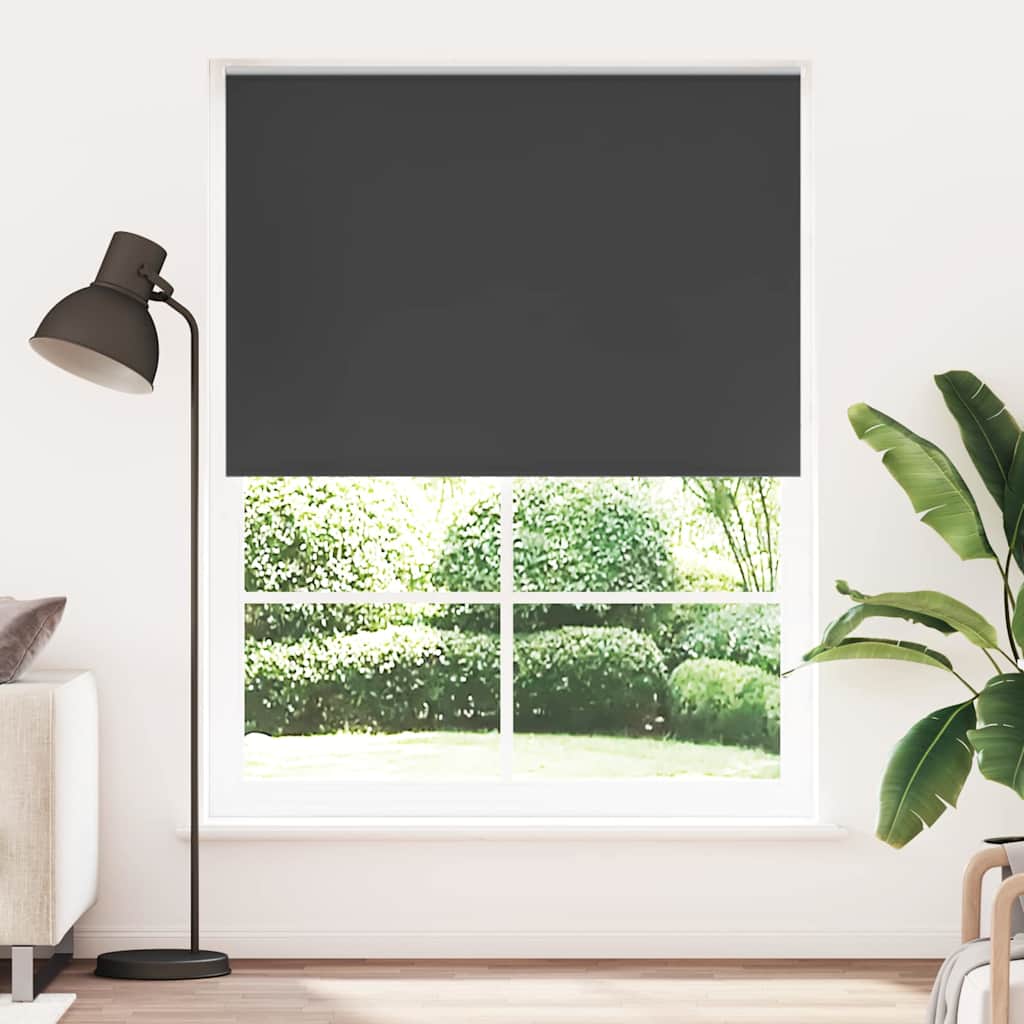 Vidaxl Roller Blind Danning 160 x 230 cm nero