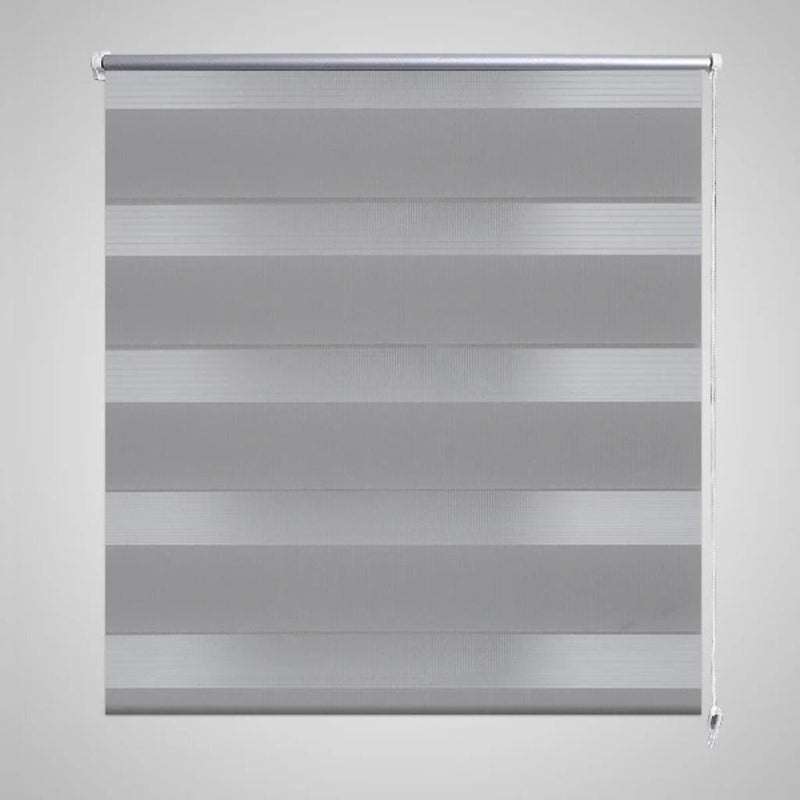 Vidaxl duo roller cieco 40x100cm grigio