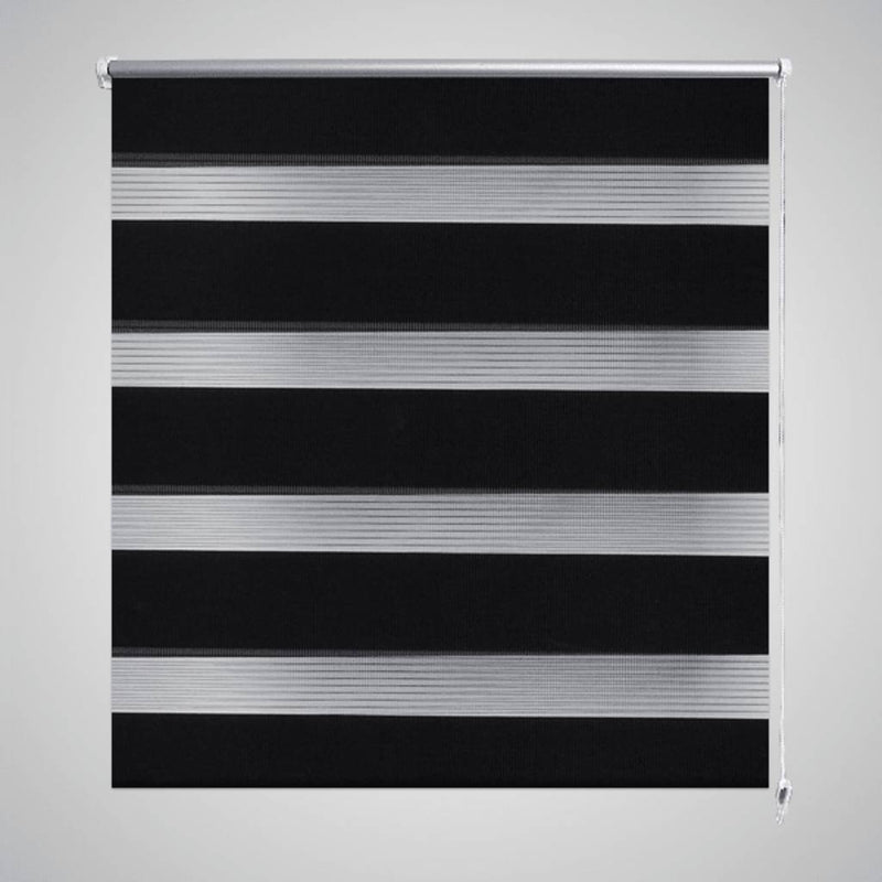 Vidaxl Duo Roller Blind 40x100cm Negro