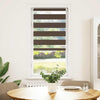 Vidaxl zebra rolgordijn 40,9x100 cm stofbreedte 36,7 cm koffiebruin