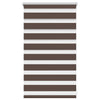 Vidaxl Duo Roller Blind 50x100cm Coffee Brown