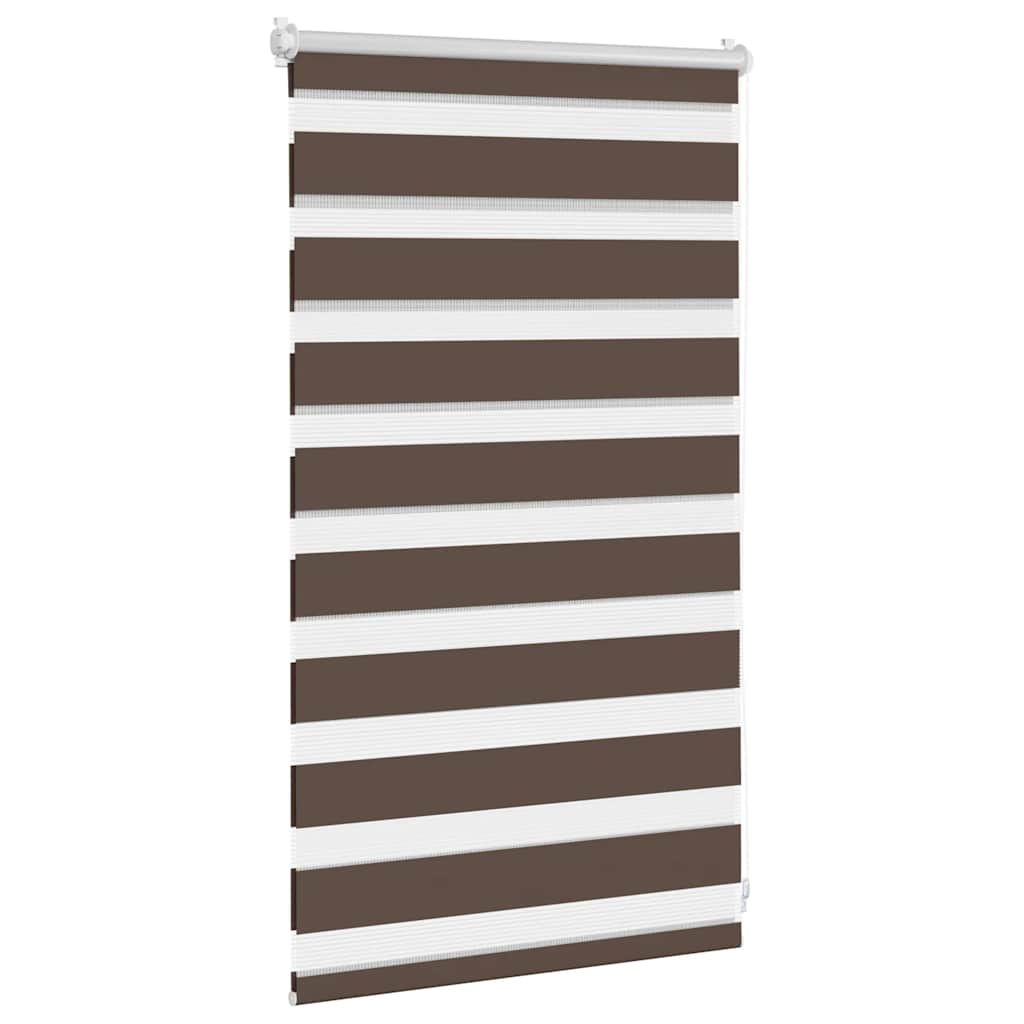 Vidaxl Duo Roller Blind 50x100cm Coffee Brown