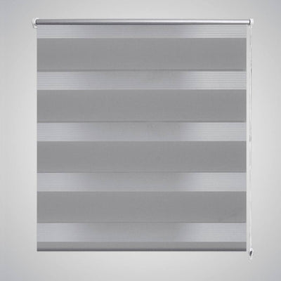 Vidaxl Duo Roller Blind 60x120 cm Gray