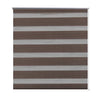 Vidaxl Duo Roller Blind 60x120 cm Coffee Brown