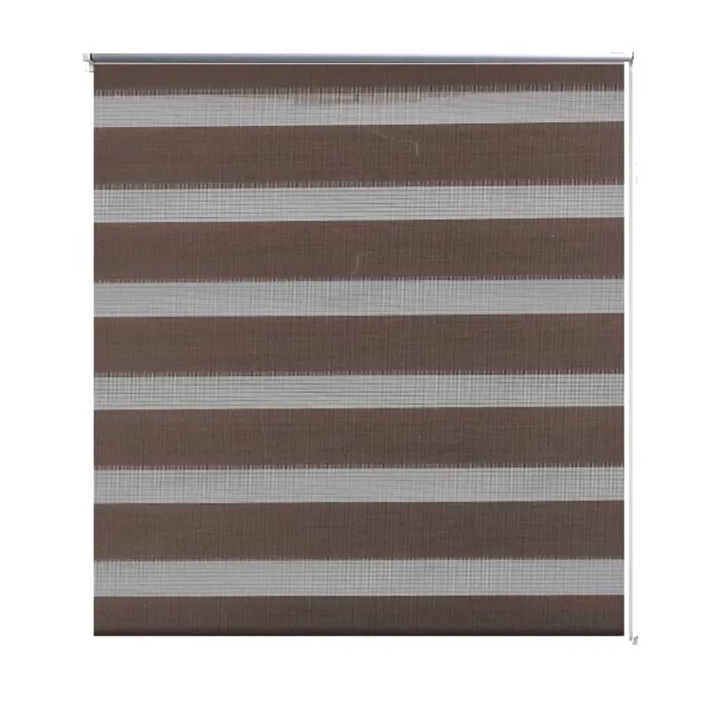 Vidaxl Duo Roller Blind 60x120 cm Coffee Brown