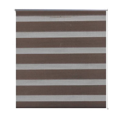 Vidaxl Duo Roller Blind 60x120 cm Coffee Brown