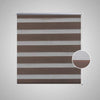 Vidaxl Duo Roller Blind 60x120 cm Coffee Brown