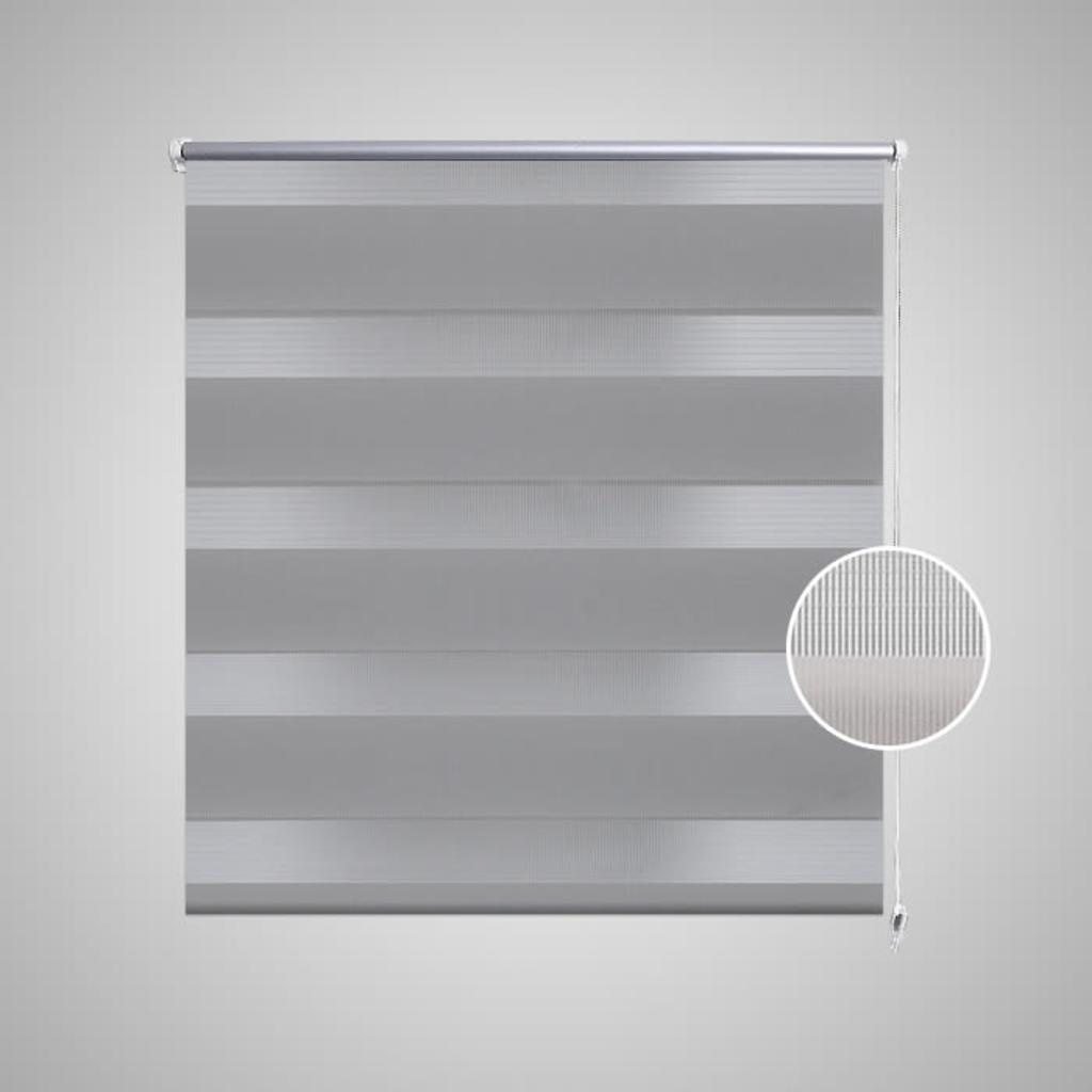 Vidaxl Duo Roller Blind 70x120 cm Gray