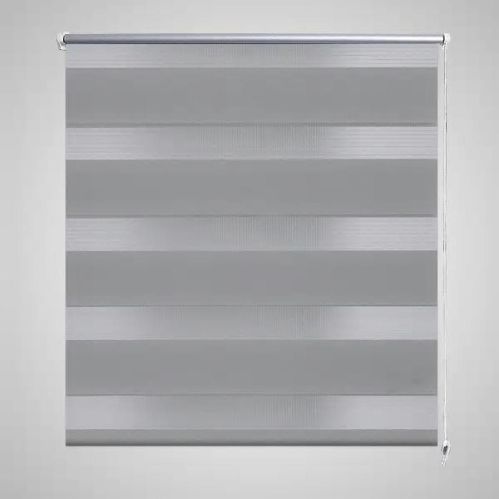Vidaxl Duo Roller Blind 70x120 cm Gray