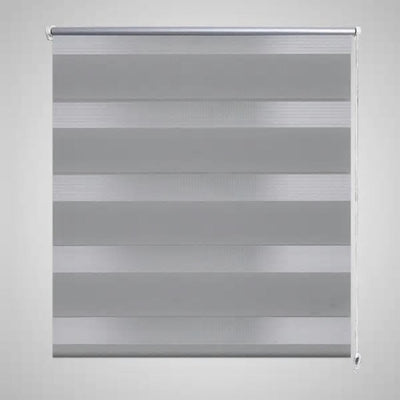Vidaxl Duo Roller Blind 70x120 cm Gray