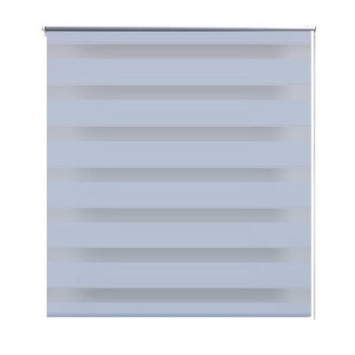 Vidaxl zebra rolgordijn 80,9 x 150 cm stofbreedte 76,7 cm wit