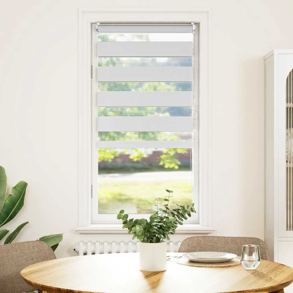 Vidaxl Duo Roller Blind 80x150cm bianco
