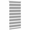 Vidaxl zebra rolgordijn 80,9 x 150 cm stofbreedte 76,7 cm grijs