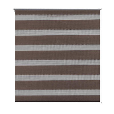 Vidaxl Duo Roller Blind 80x150cm Coffee Brown