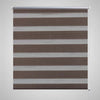Vidaxl Duo Roller Blind 80x150cm Coffee Brown