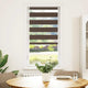 Vidaxl Duo Roller Blind 80x150 cm Cara marrone
