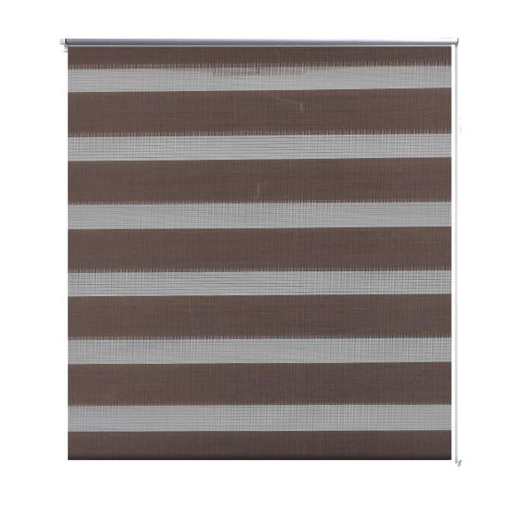 Vidaxl Roller Blind Duo 80 x 175 cm Café Brown