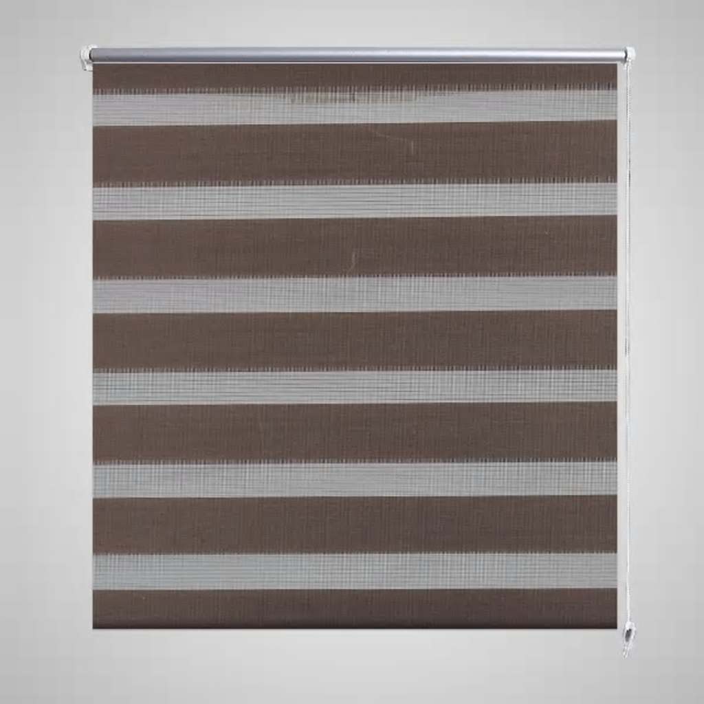 Vidaxl Roller Blind Duo 80 x 175 cm Café Brown
